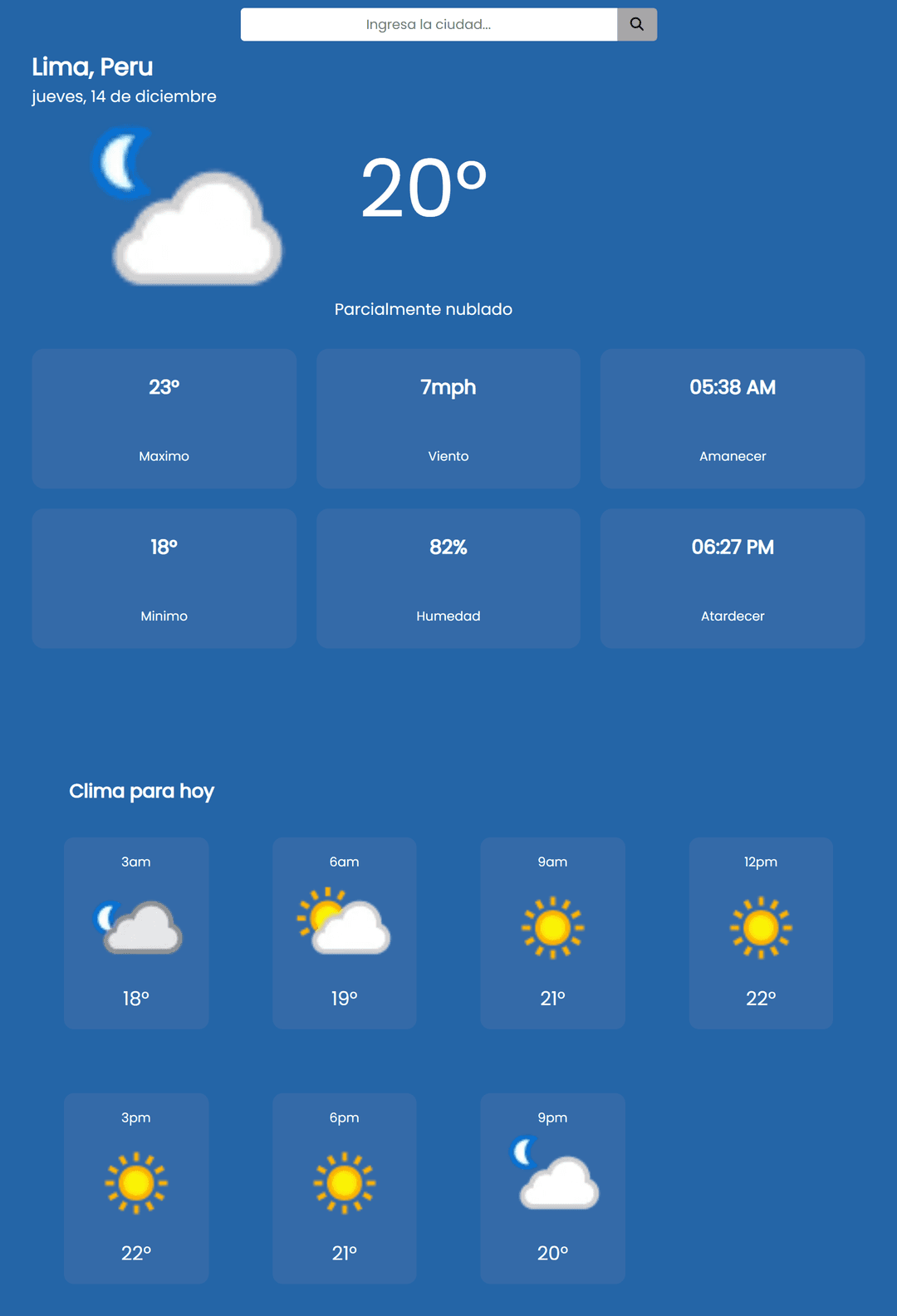 App de clima